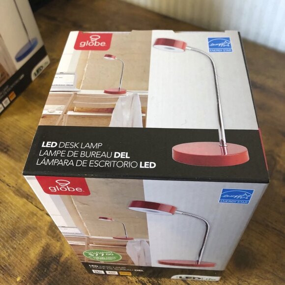 Globe Electric LED Desk Lamp - Red - Picture 3 of 7